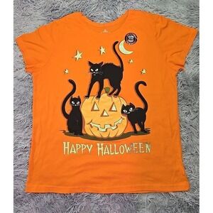 Greensource Brand Women's Halloween T-Shirt 2X(18W-20W) Glow In The Dark NWOT